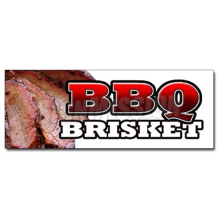Signmission BBQ BRISKET DECAL sticker slow cooked texas north carolina pork beef good, D-36 Bbq Brisket D-36 Bbq Brisket